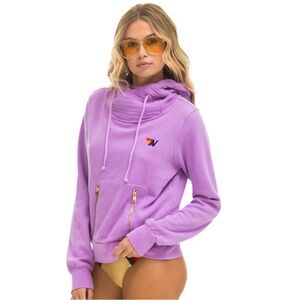 Aviator Nation NINJA PULLOVER HOODIE size L